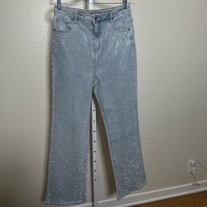 Light Wash Bedazzled Denim Size 12 - NWOT